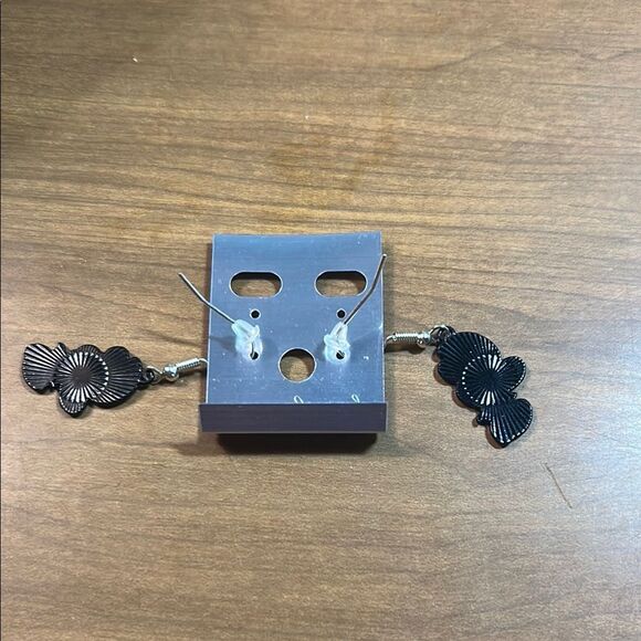 Blue and Yellow Cartoon Character Earrings - Picture 2 of 2